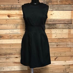 Sleeveless cotton sateen dress with pockets, BCX, sz 11, GUC